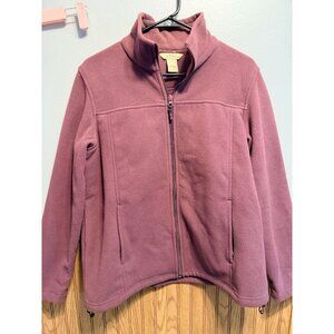 Columbia Womens Purple Long Sleeve Full Zip Fleece Jacket Size Large